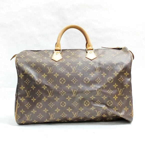 Louis Vuitton LV Hand Bag Speedy 40 Brown Monogram 750-060525 - Picture 1 of 9